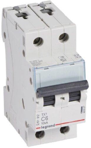 Выключатель автоматический Legrand TX3 6000 2п 6А C 10кА фото Выключатель автоматический Legrand TX3 6000 2п 6А C 10кА картинка